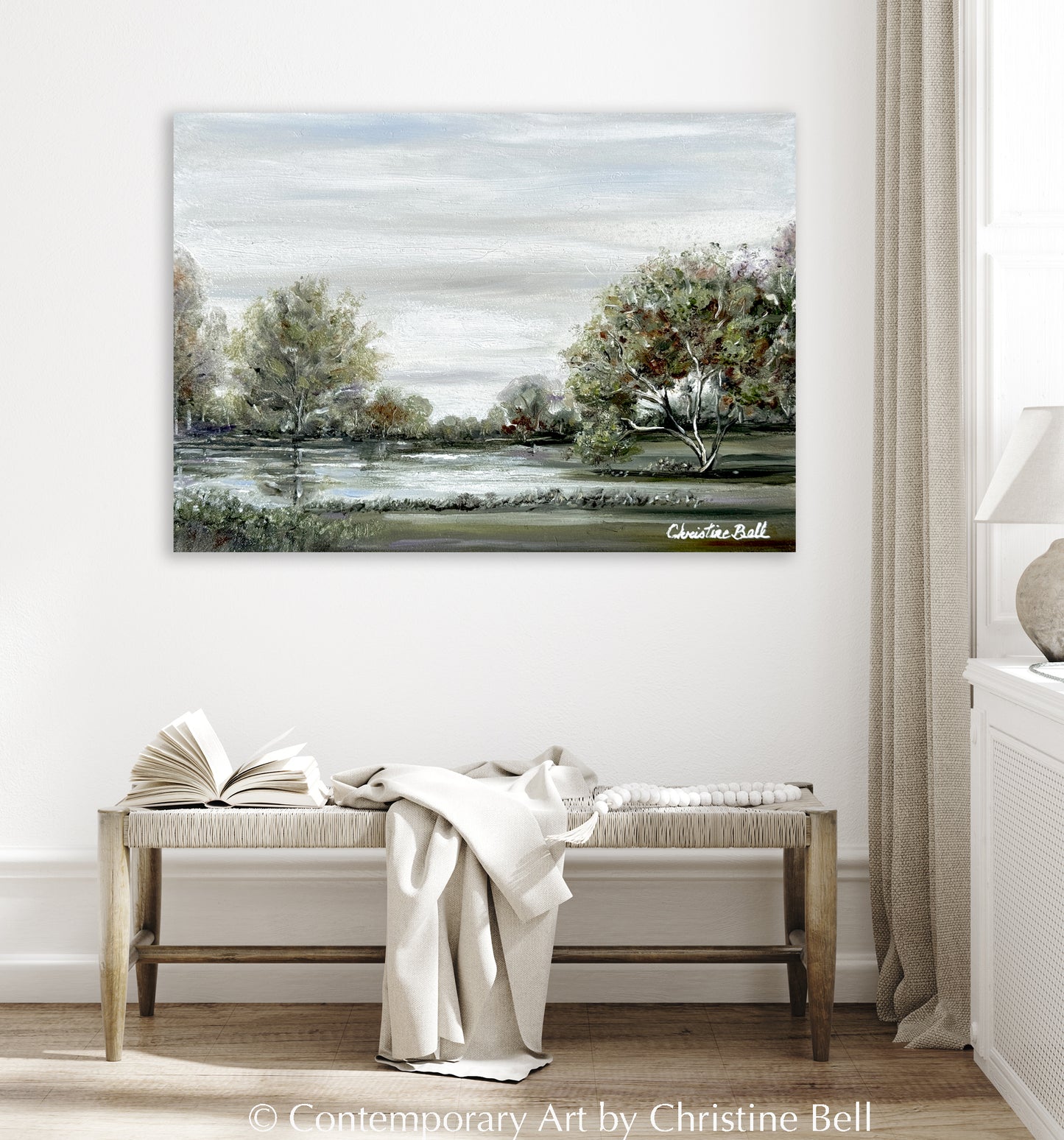 "Time Stands Still" GICLÉE PRINT, Tree Landscape, FRAMED / Un-framed