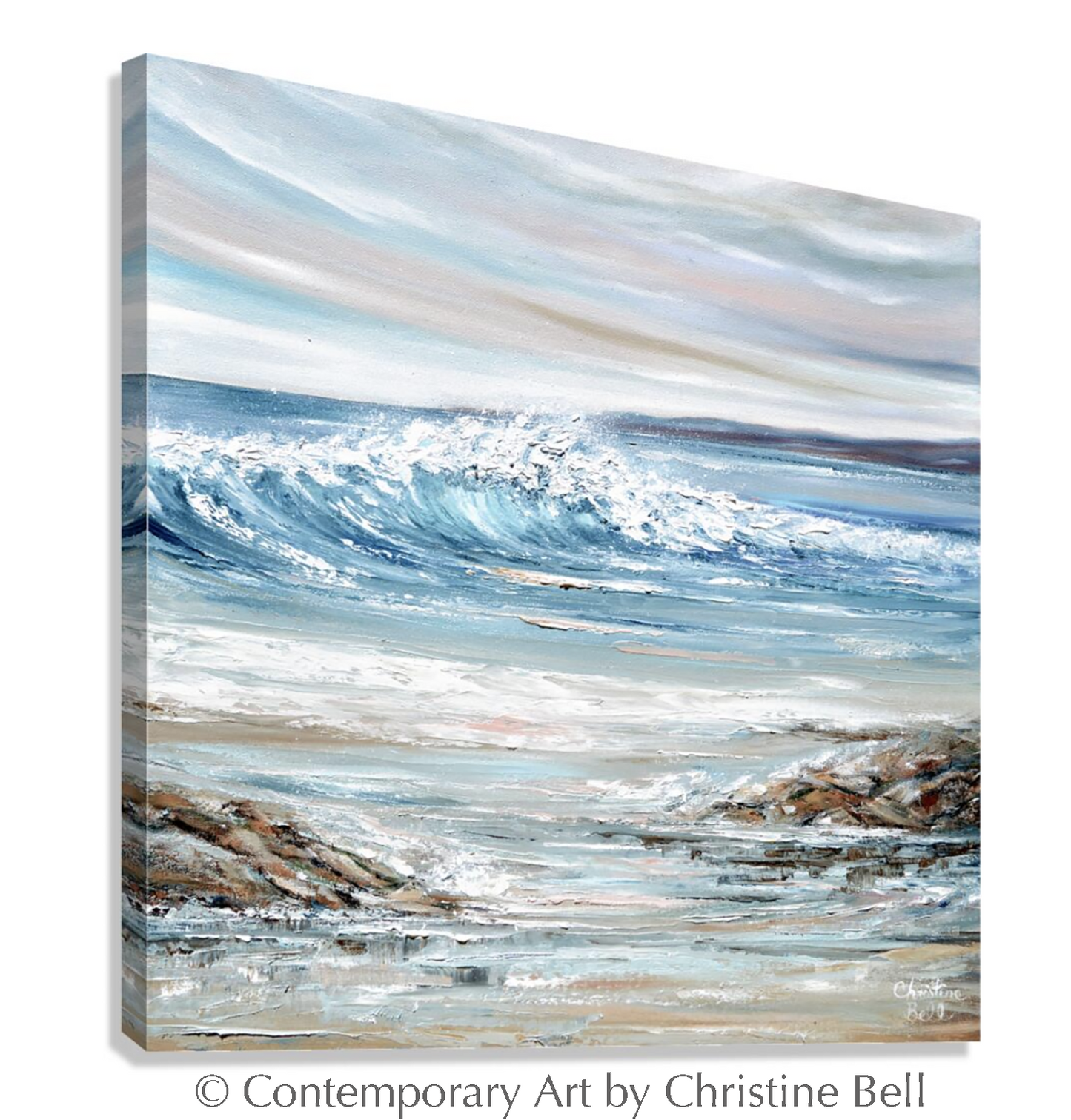 "Laguna Cove" GICLEE PRINT Coastal Ocean Waves Painting