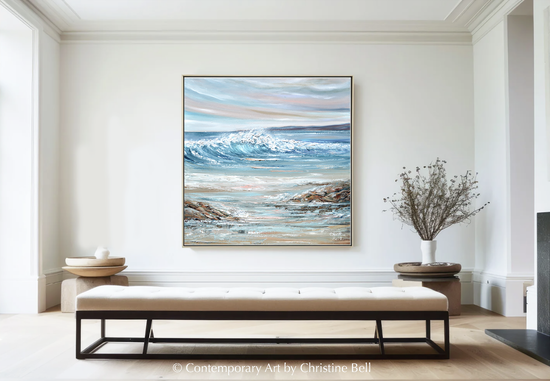 "Laguna Cove" GICLEE PRINT Coastal Ocean Waves Painting