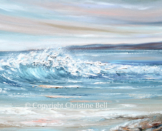 "Laguna Cove" GICLEE PRINT Coastal Ocean Waves Painting