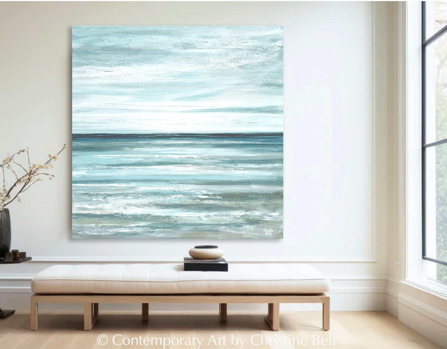 Coastal Painting Collection - Contemporary Abstract Paintings Wall Art ...