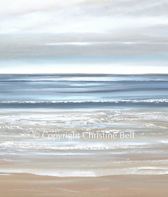 "Morning Tide" GICLÉE PRINT, Modern Coastal Ocean Seascape Painting