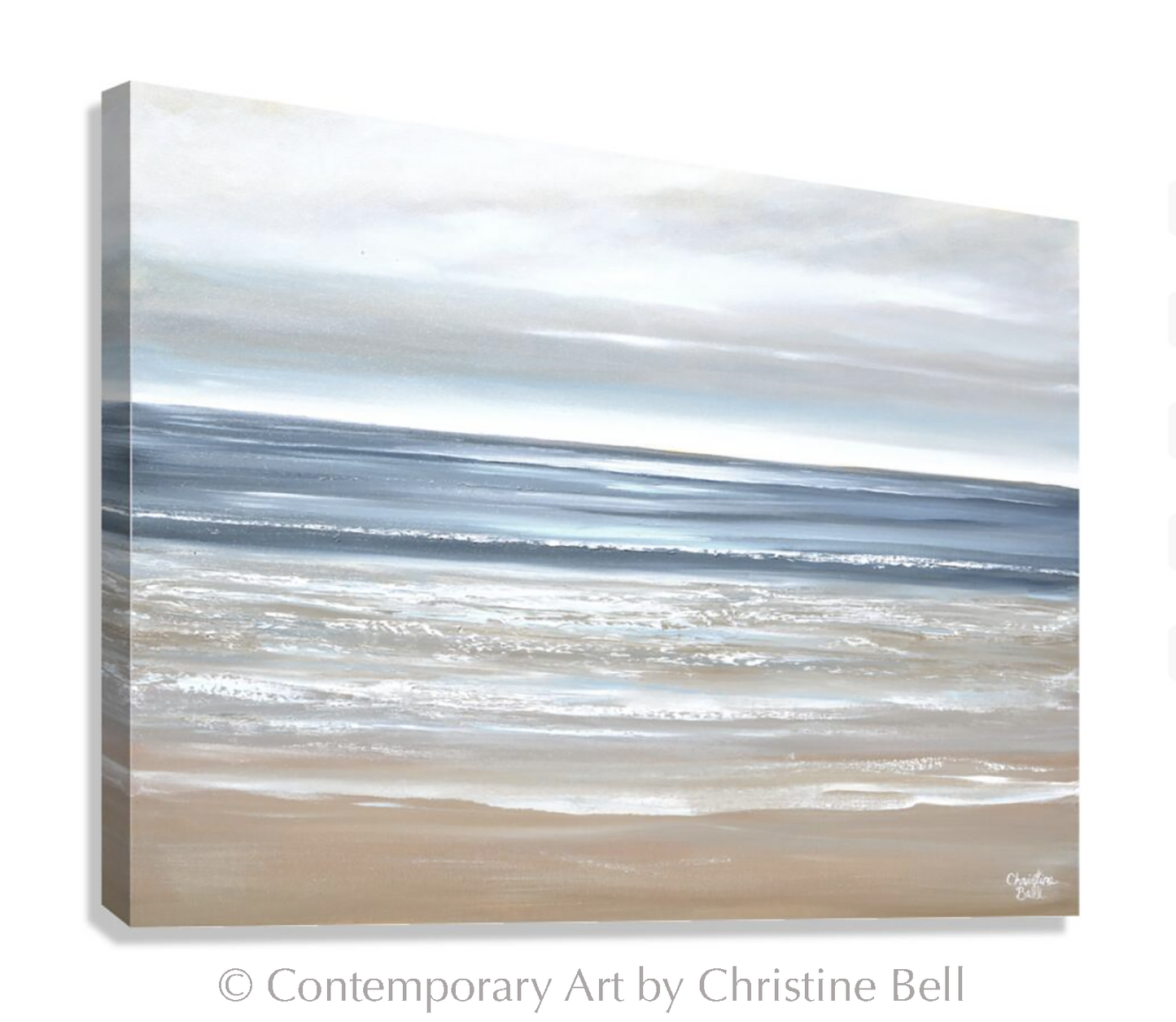 "Morning Tide" GICLÉE PRINT, Modern Coastal Ocean Seascape Painting