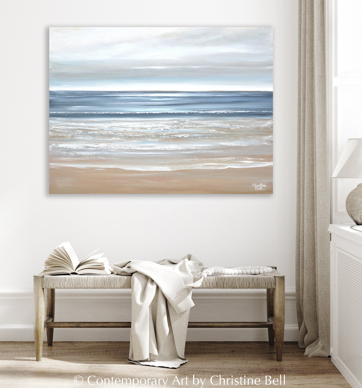 "Morning Tide" GICLÉE PRINT, Modern Coastal Ocean Seascape Painting