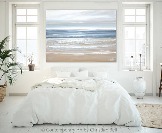 "Morning Tide" GICLÉE PRINT, Modern Coastal Ocean Seascape Painting