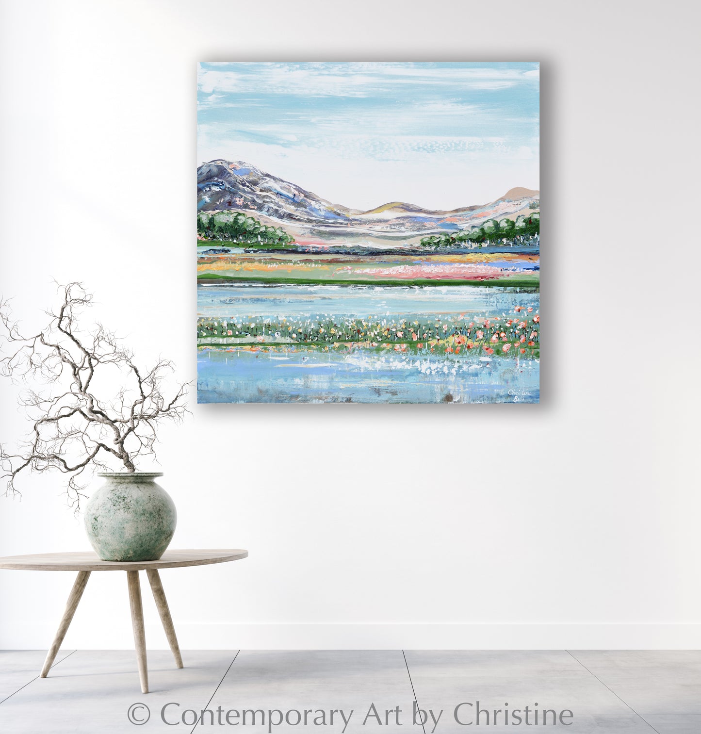 Textured Landscapes of Serenity I. - Paint It Easy