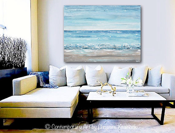 Alluring Composition Classic Design Rock and Beach Painting Wall for Bedroom Living Room - Wall26 