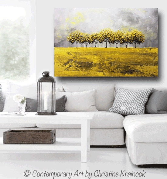 Giclee Print Framed Art Landscape Painting French Vintage Gold Frame –  Contemporary Art by Christine
